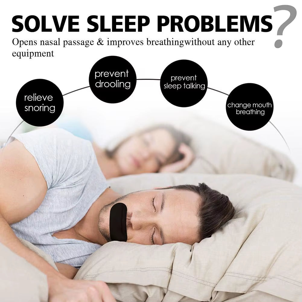 Stop Snoring Patch Nose Breathing Correction Improve Sleeping Promoting Better Breath Portable Night Sleep Mouth Orthosis Tape